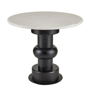 Arteriors - FEI21 - End Table - Devito - White/Ebony/Bronze