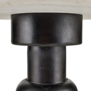 Arteriors - FEI21 - End Table - Devito - White/Ebony/Bronze