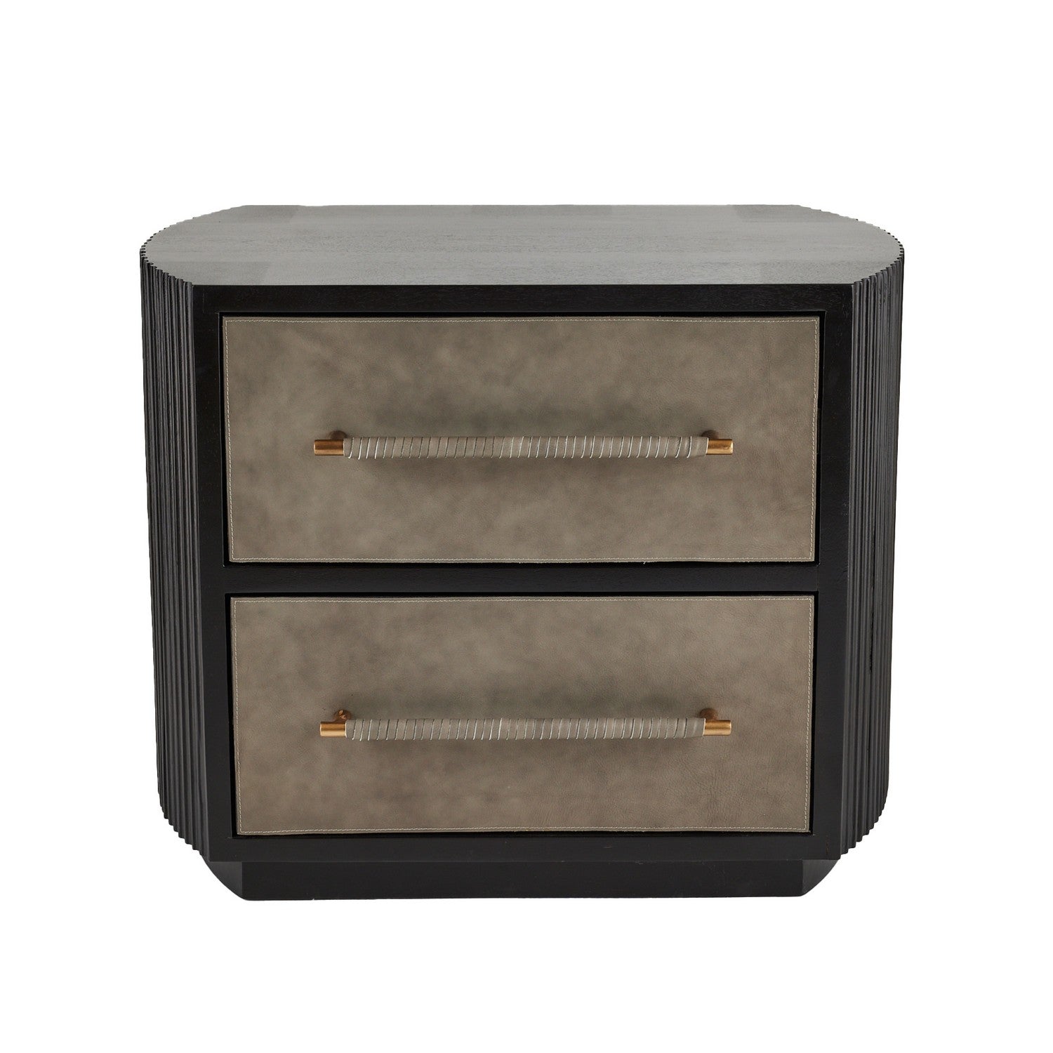 Arteriors - FII05 - Side Table - Eastchester - Ebony/Dove/Antique Brass