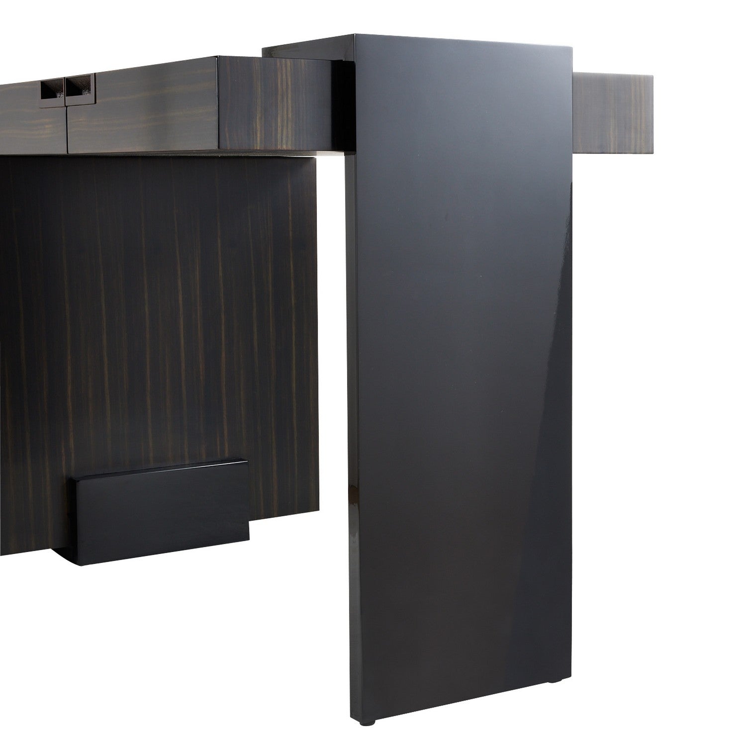 Arteriors - FKS05 - Desk - Carmichael - Charcoal/Black Gloss Lacquer/Charcoal/Bronze