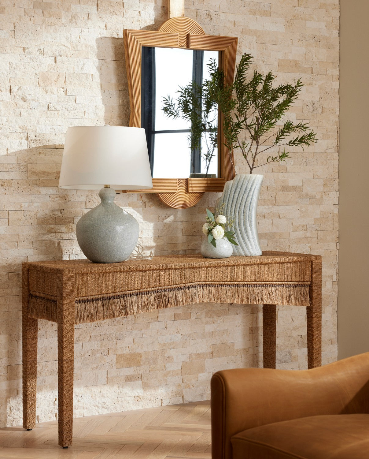 Arteriors - FLS09 - Console - Kai - Natural Abaca