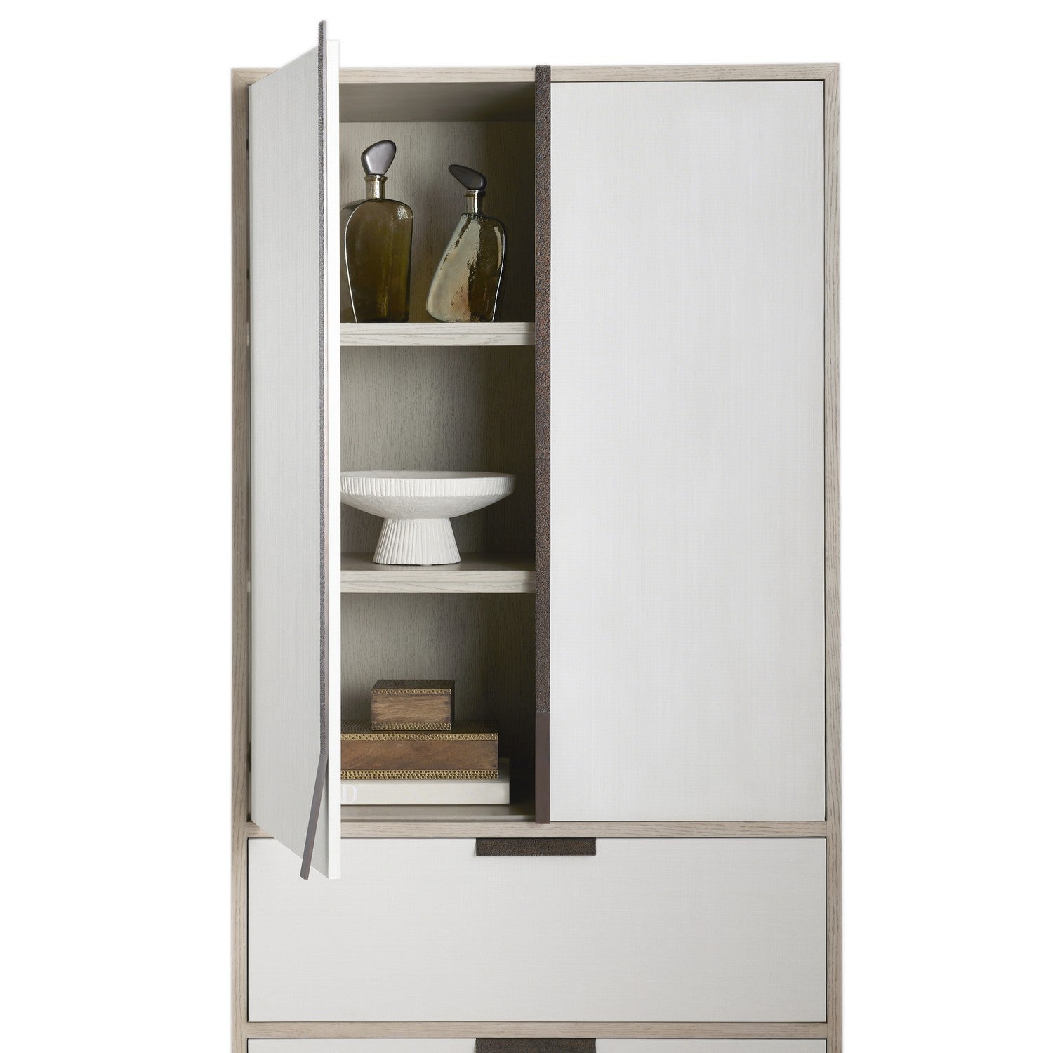 Arteriors - FNS12 - Cabinet - Dorsey - Beige/Smoke/Bronze