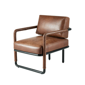 Arteriors - FRI15 - Chair - Durham - Cognac/Blackened Bronze