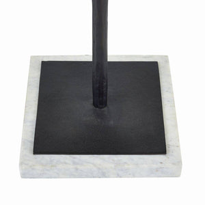 Arteriors - PFI10-SH053 - One Light Floor Lamp - Eileen - Blackened Iron/White/Off-White/Off-White