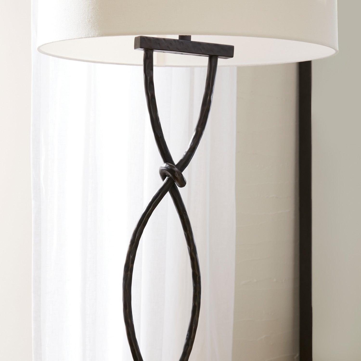 Arteriors - PFI11-SH036 - One Light Floor Lamp - Dutton - Blackened/White/White/White