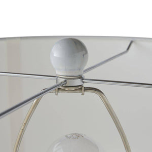 Arteriors - PTC30-167 - One Light Table Lamp - DiMaggio - Glacial Reactive/Polished Nickel/Ivory/Off-White