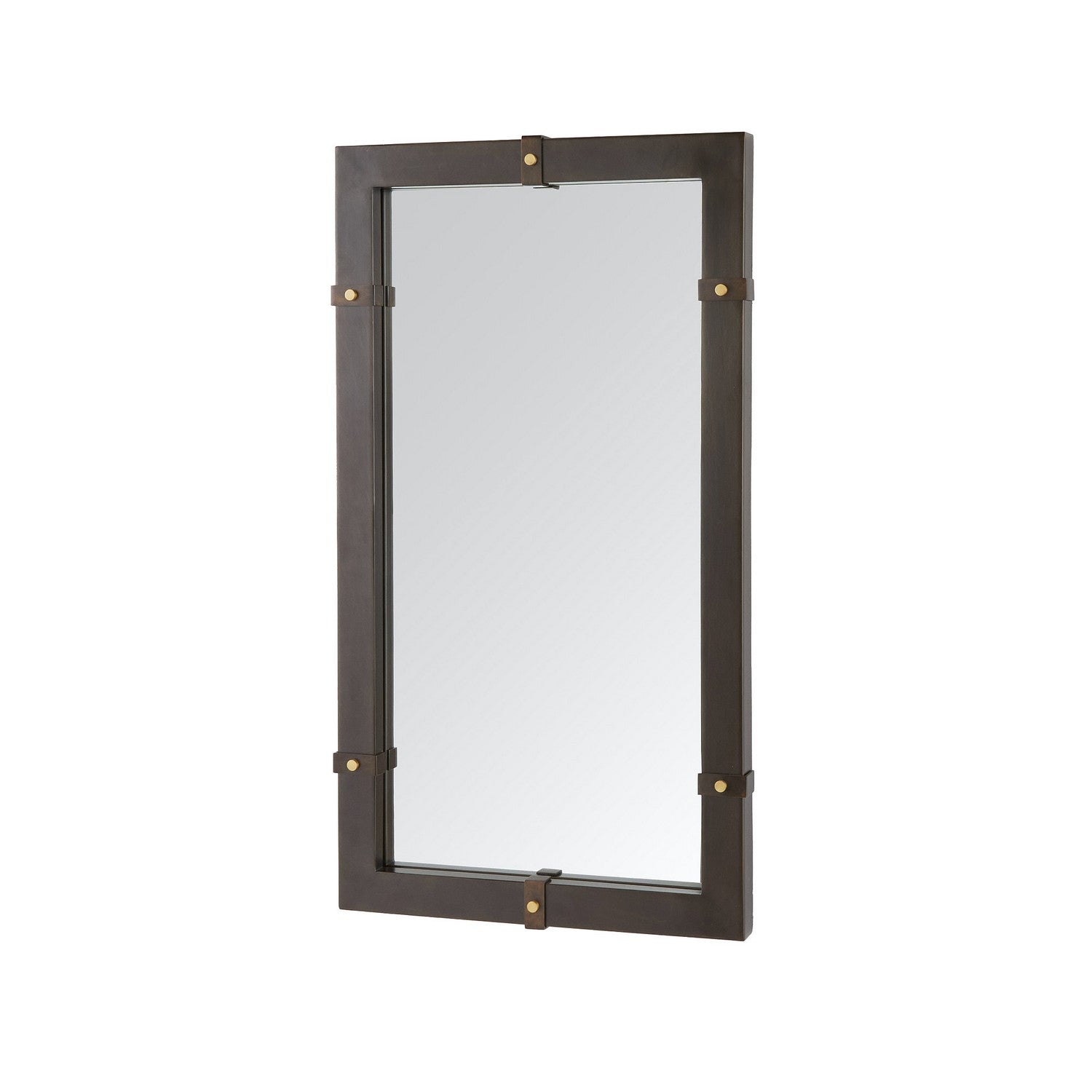 Arteriors - WMC02 - Mirror - Cambridge - English Bronze/Antique Brass/Plain