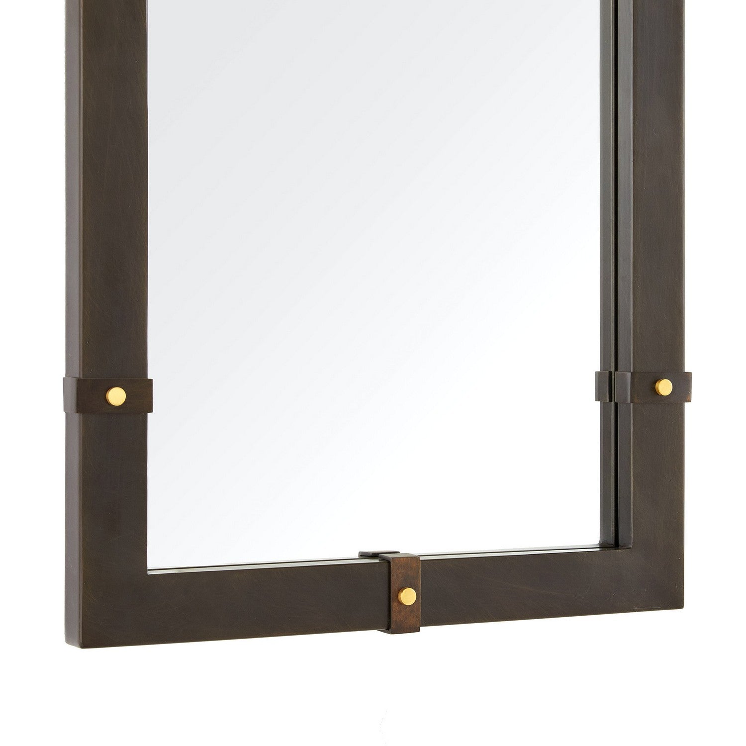 Arteriors - WMC02 - Mirror - Cambridge - English Bronze/Antique Brass/Plain