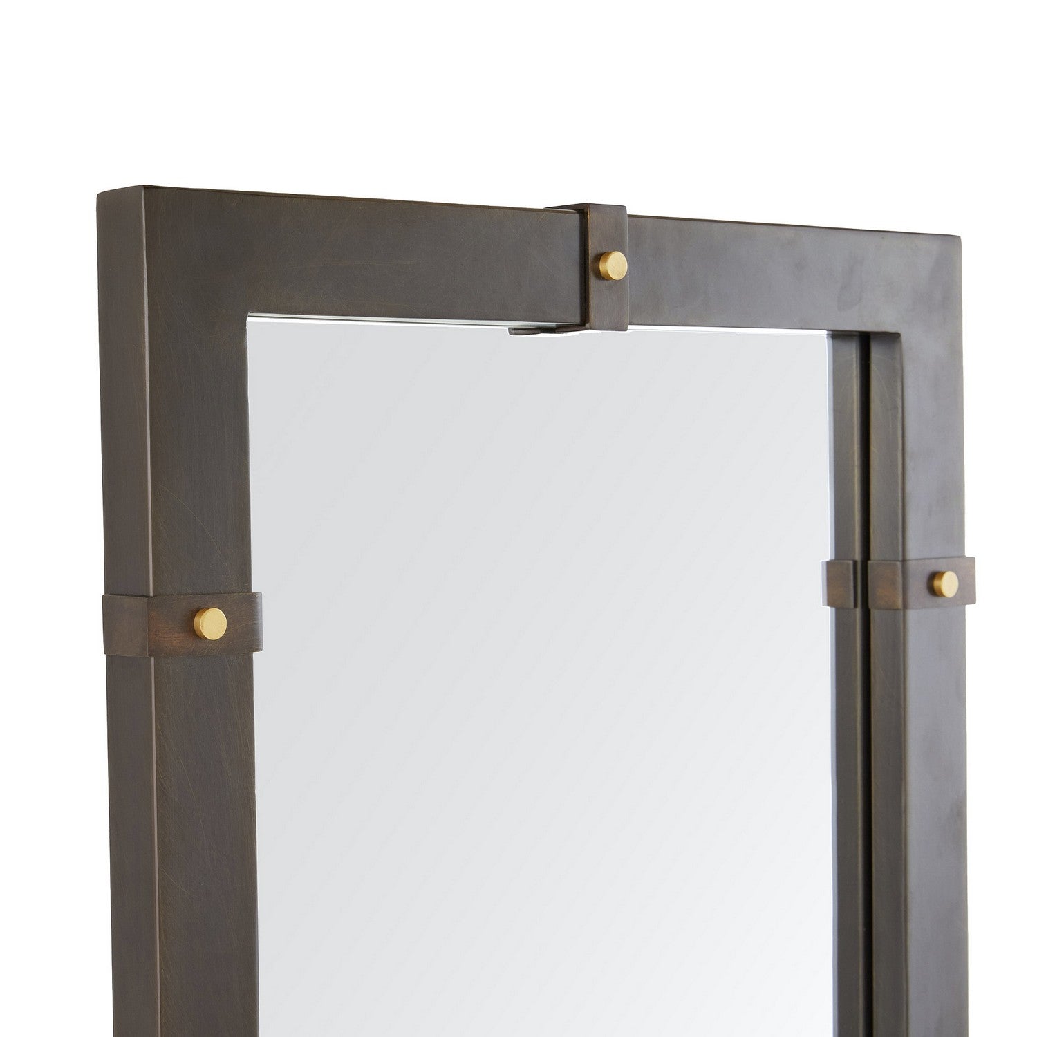 Arteriors - WMC02 - Mirror - Cambridge - English Bronze/Antique Brass/Plain