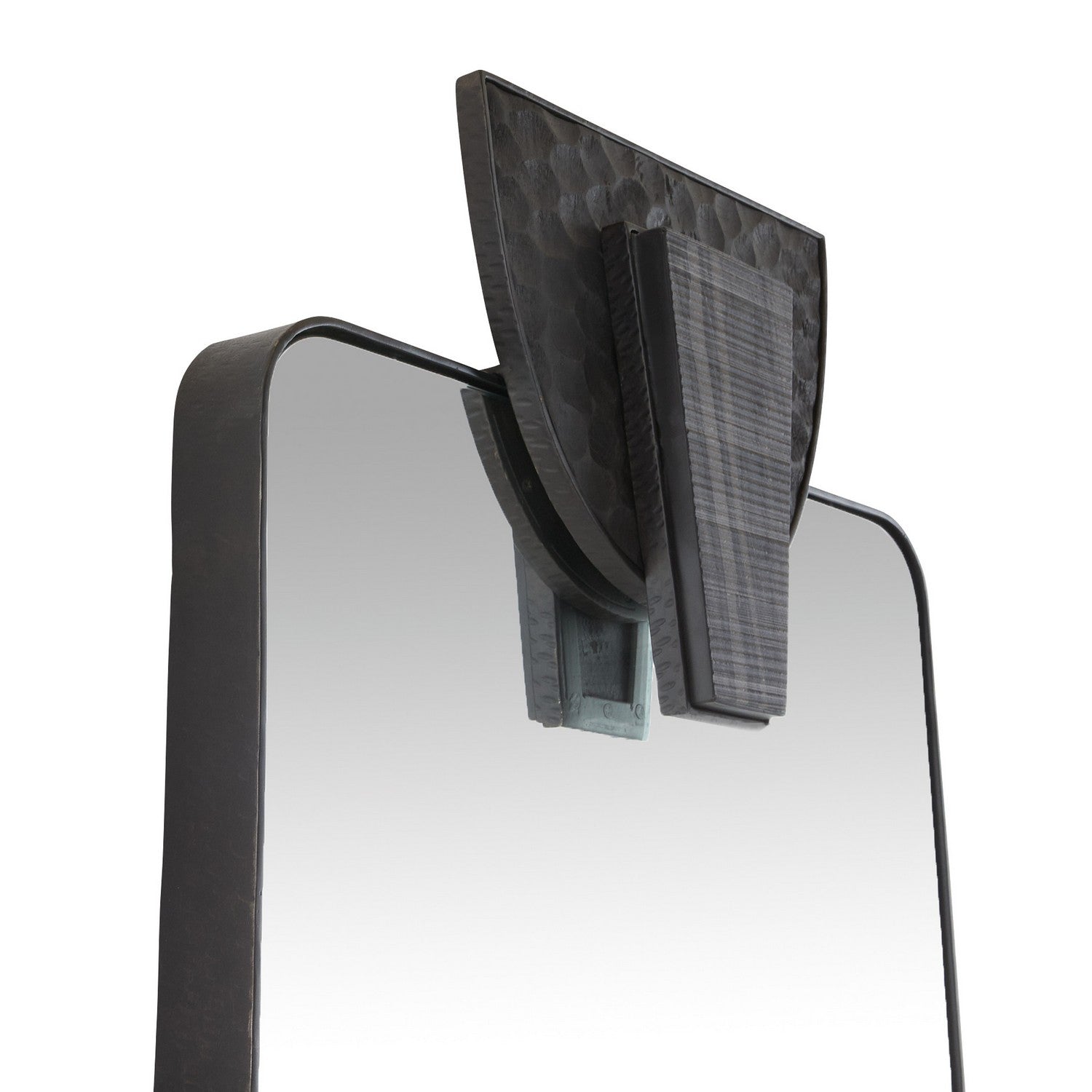 Arteriors - WMI37 - Floor Mirror - Copperhead - Blackened Iron/Plain/Ebony/Black