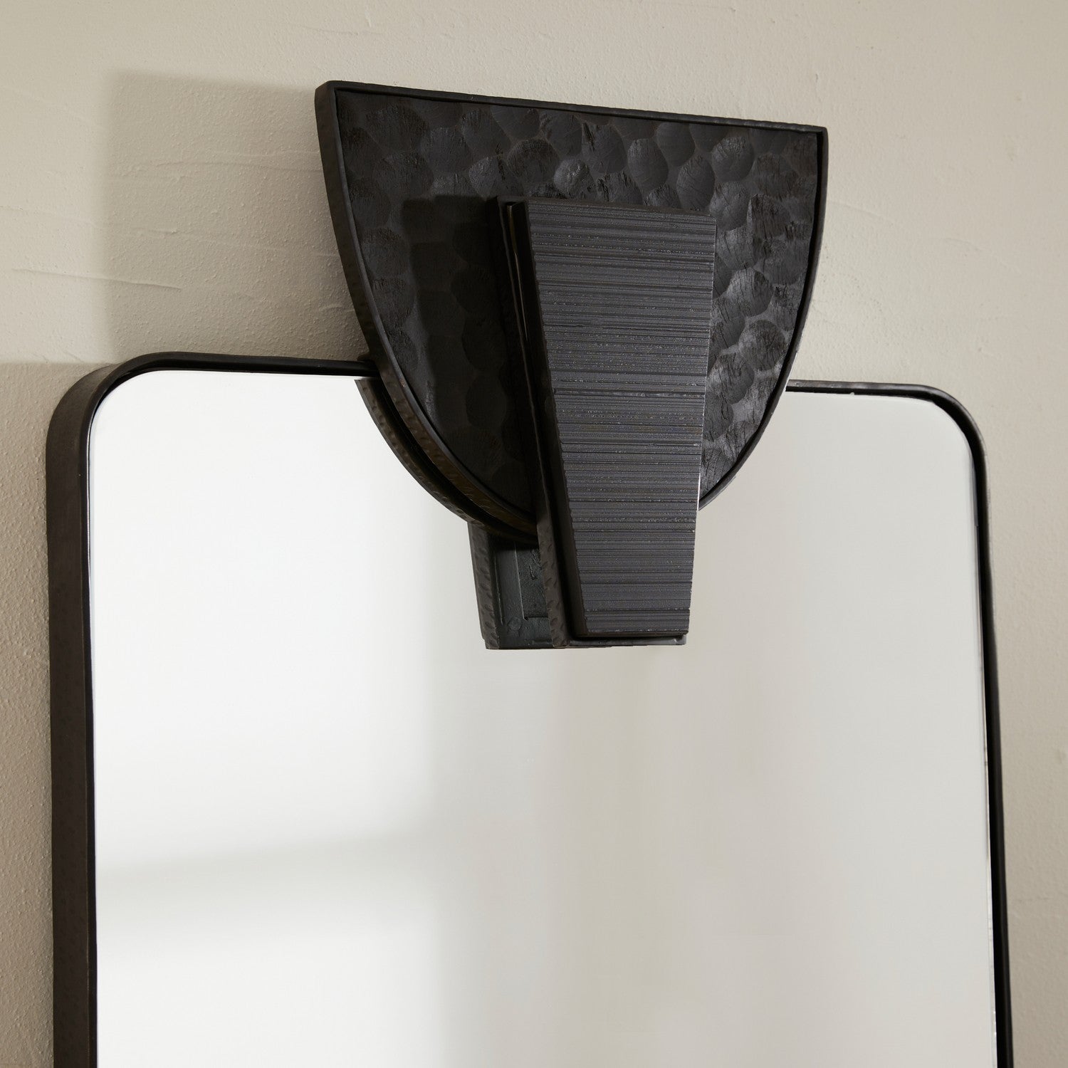 Arteriors - WMI37 - Floor Mirror - Copperhead - Blackened Iron/Plain/Ebony/Black