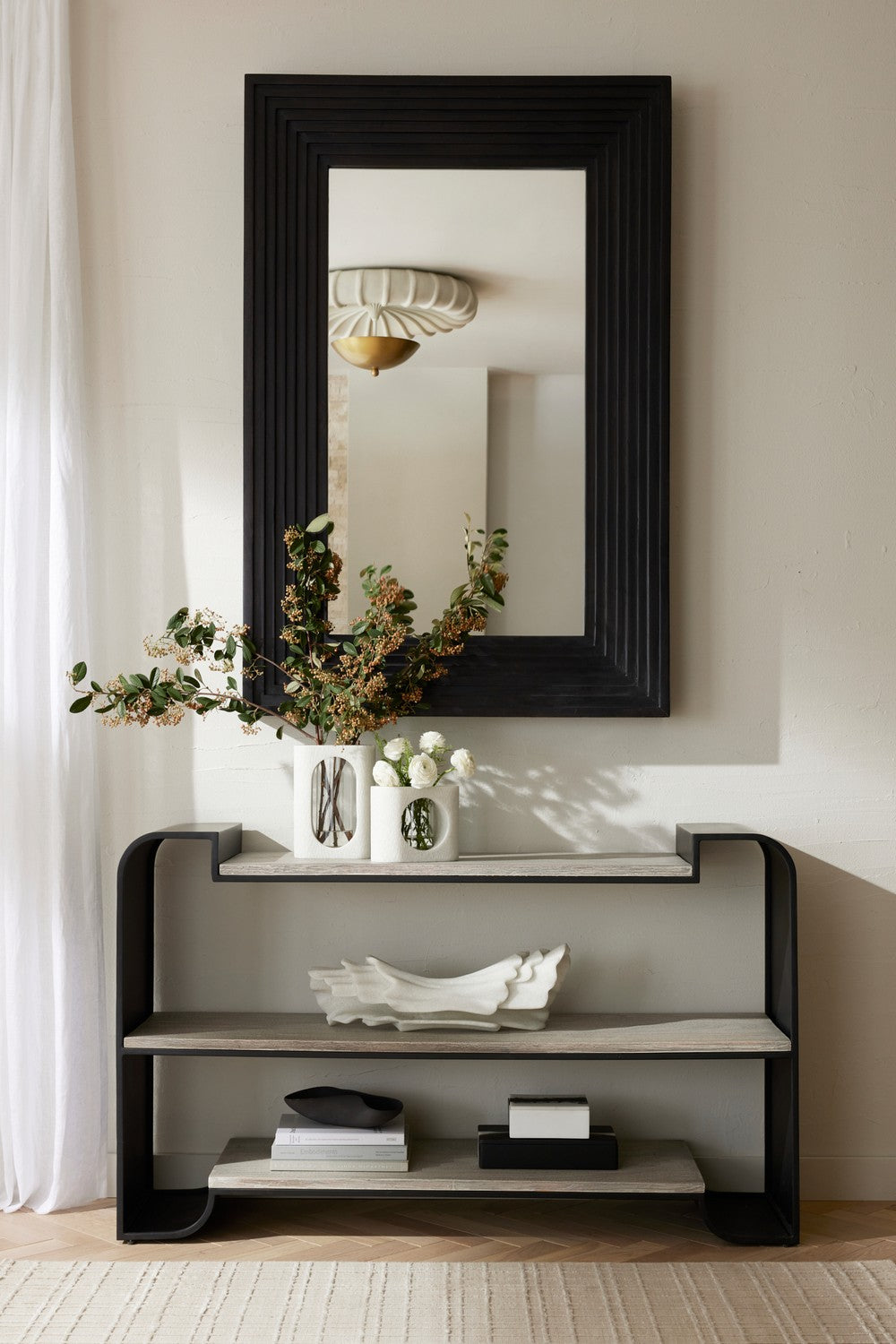 Arteriors - WMI39 - Mirror - Coulter - Ebony/Plain