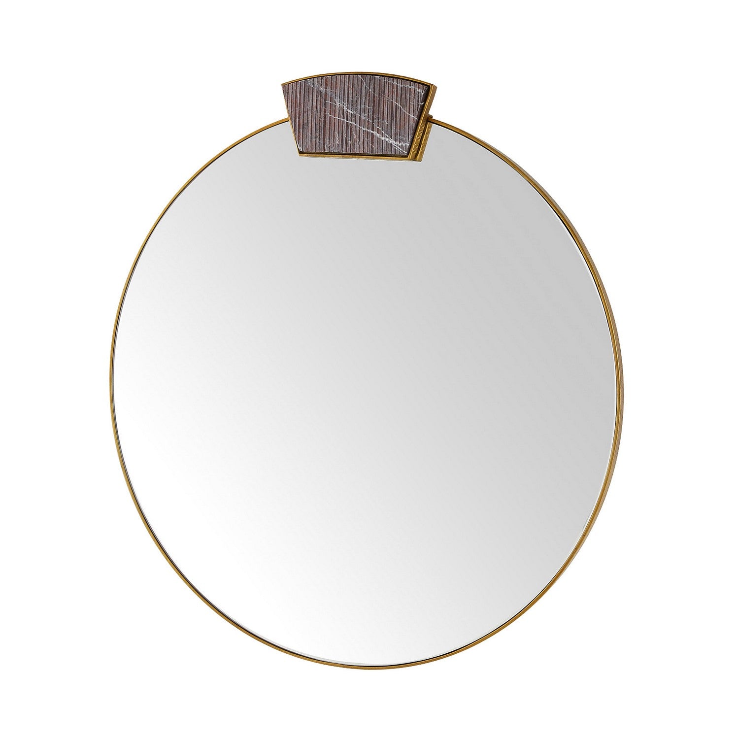 Arteriors - WMI45 - Mirror - Cersei - Antique Brass/Carmine/Plain