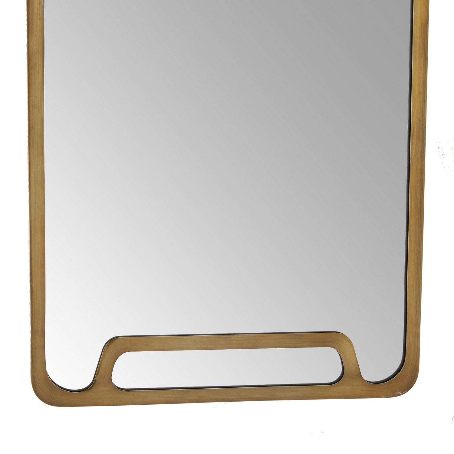 Arteriors - WMI49 - Mirror - Dodger - Vintage Brass/Plain