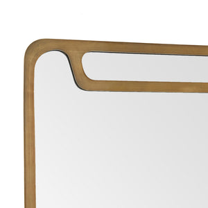 Arteriors - WMI49 - Mirror - Dodger - Vintage Brass/Plain