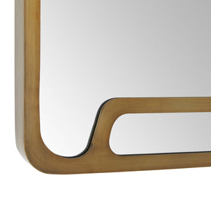 Arteriors - WMI49 - Mirror - Dodger - Vintage Brass/Plain