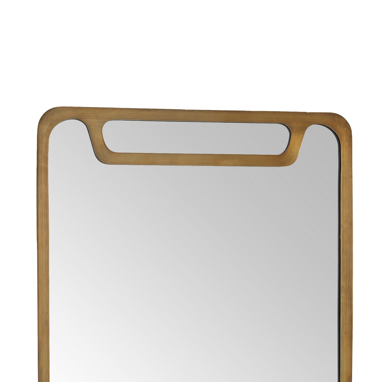 Arteriors - WMI49 - Mirror - Dodger - Vintage Brass/Plain