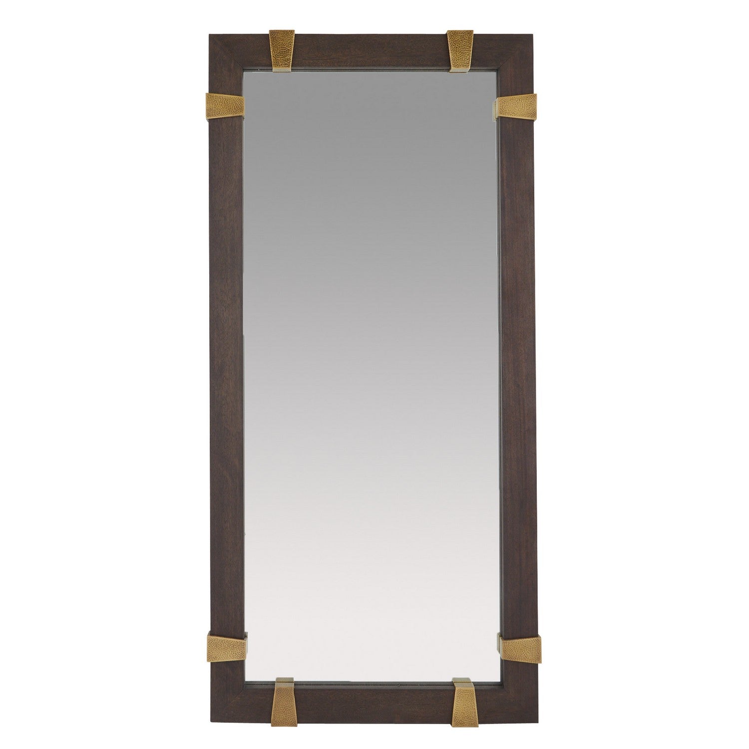 Arteriors - WMI53 - Floor Mirror - Covington - Sable/Antique Brass/Plain