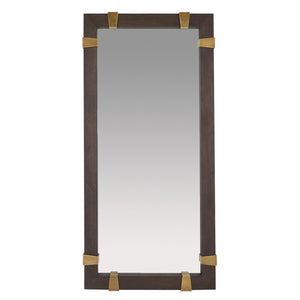 Arteriors - WMI53 - Floor Mirror - Covington - Sable/Antique Brass/Plain