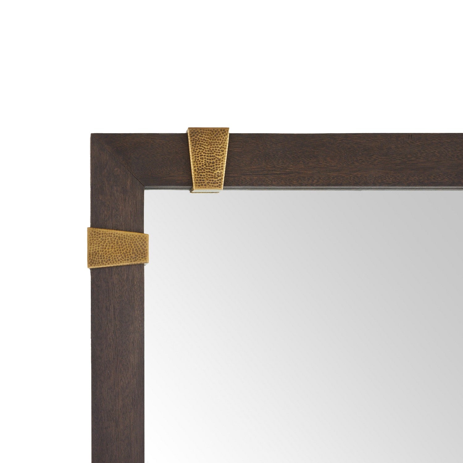 Arteriors - WMI53 - Floor Mirror - Covington - Sable/Antique Brass/Plain