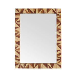 Arteriors - WMS04 - Mirror - Calico - Blonde Straw Marquetry/Plain