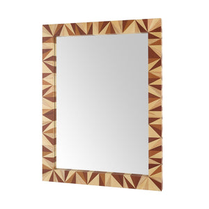 Arteriors - WMS04 - Mirror - Calico - Blonde Straw Marquetry/Plain