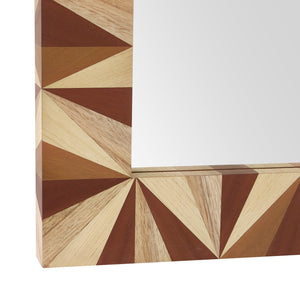 Arteriors - WMS04 - Mirror - Calico - Blonde Straw Marquetry/Plain