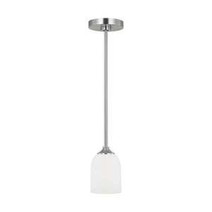 Generation Lighting - GLP1021EN3/BS - One Light Mini Pendant - Emile - Brushed Steel