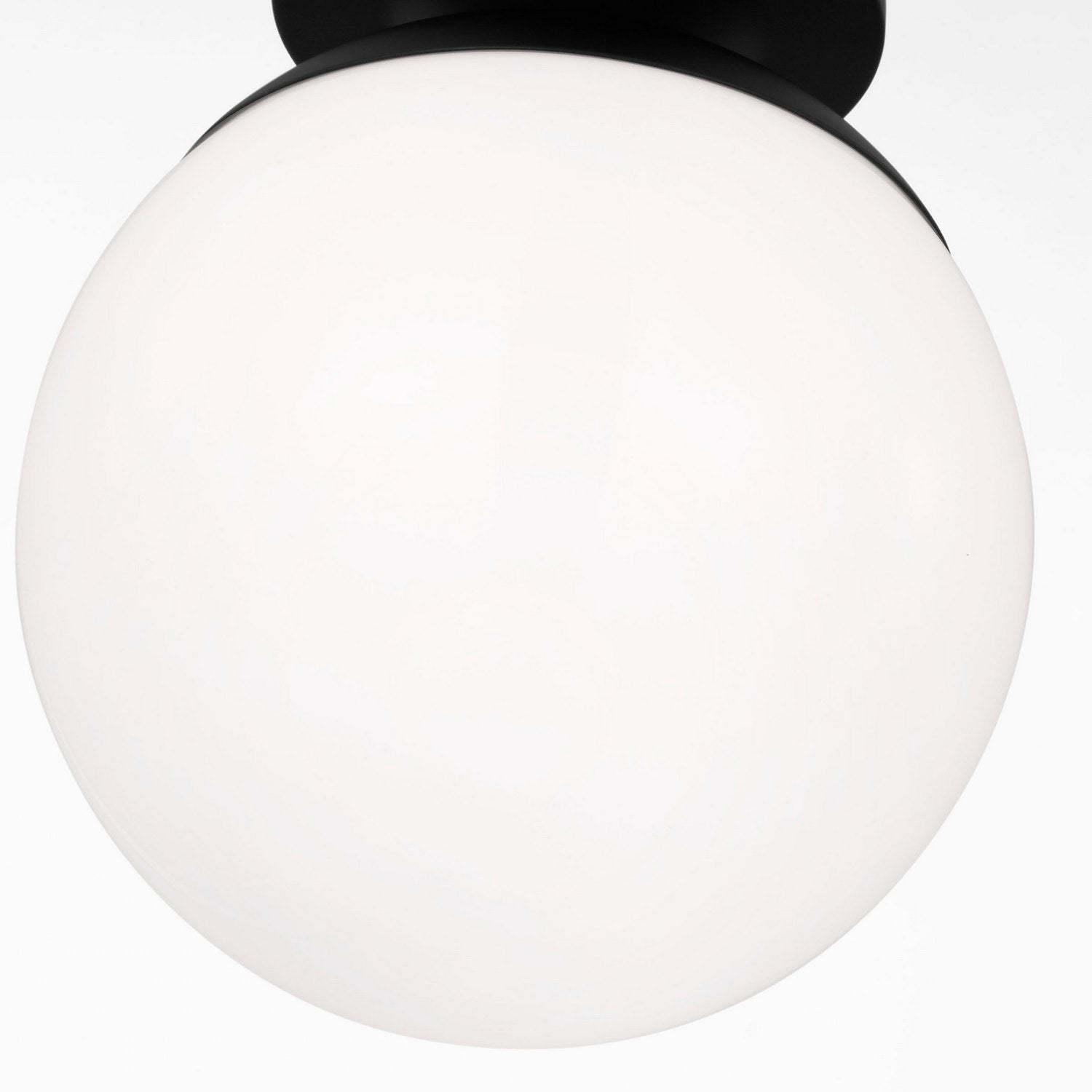 Visual Comfort Studio - 7518EN3-112 - One Light Wall / Semi-Flush Mount - Leo - Hanging Globe - Midnight Black