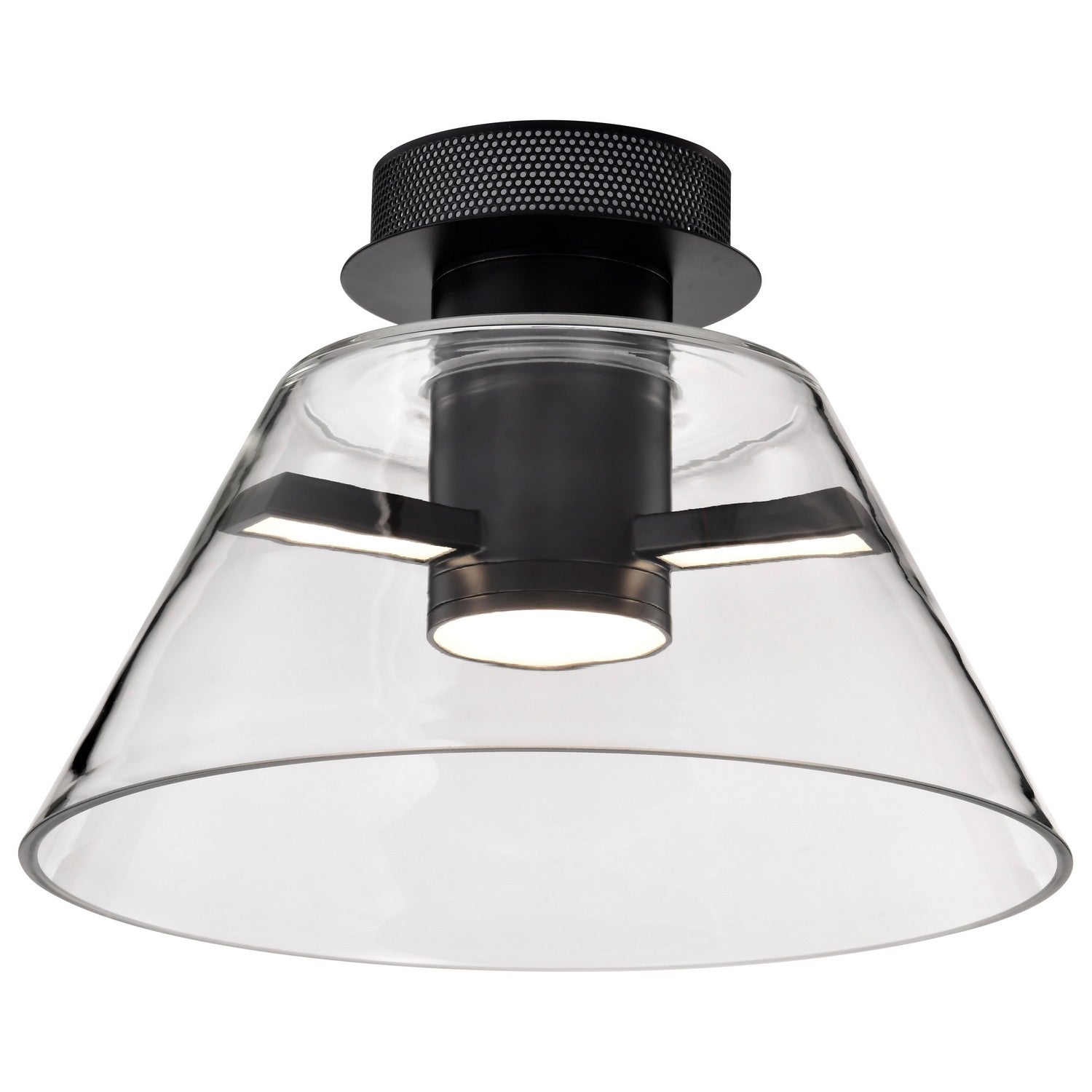 Nuvo Lighting - 62-2063 - LED Semi Flush Mount - Edmond - Matte Black