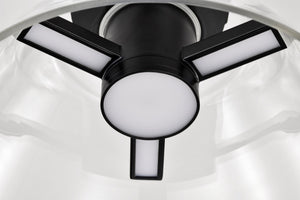 Nuvo Lighting - 62-2063 - LED Semi Flush Mount - Edmond - Matte Black