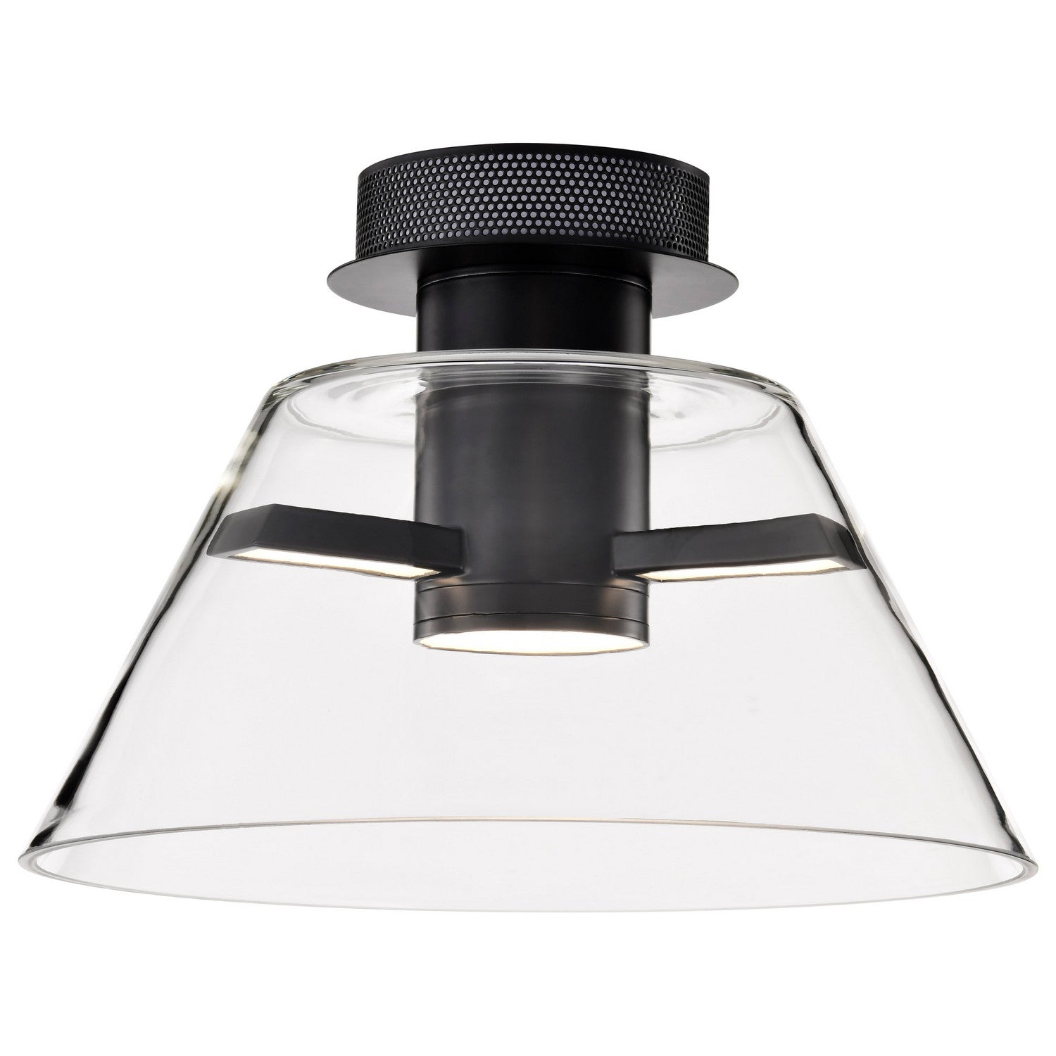 Nuvo Lighting - 62-2063 - LED Semi Flush Mount - Edmond - Matte Black