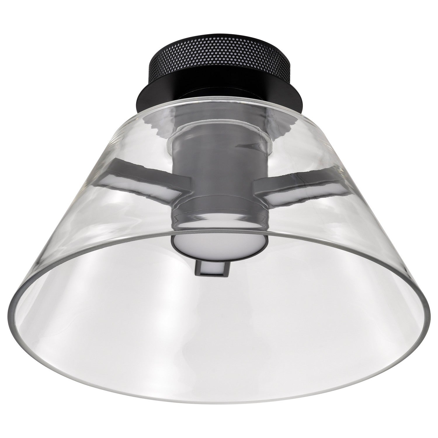 Nuvo Lighting - 62-2063 - LED Semi Flush Mount - Edmond - Matte Black