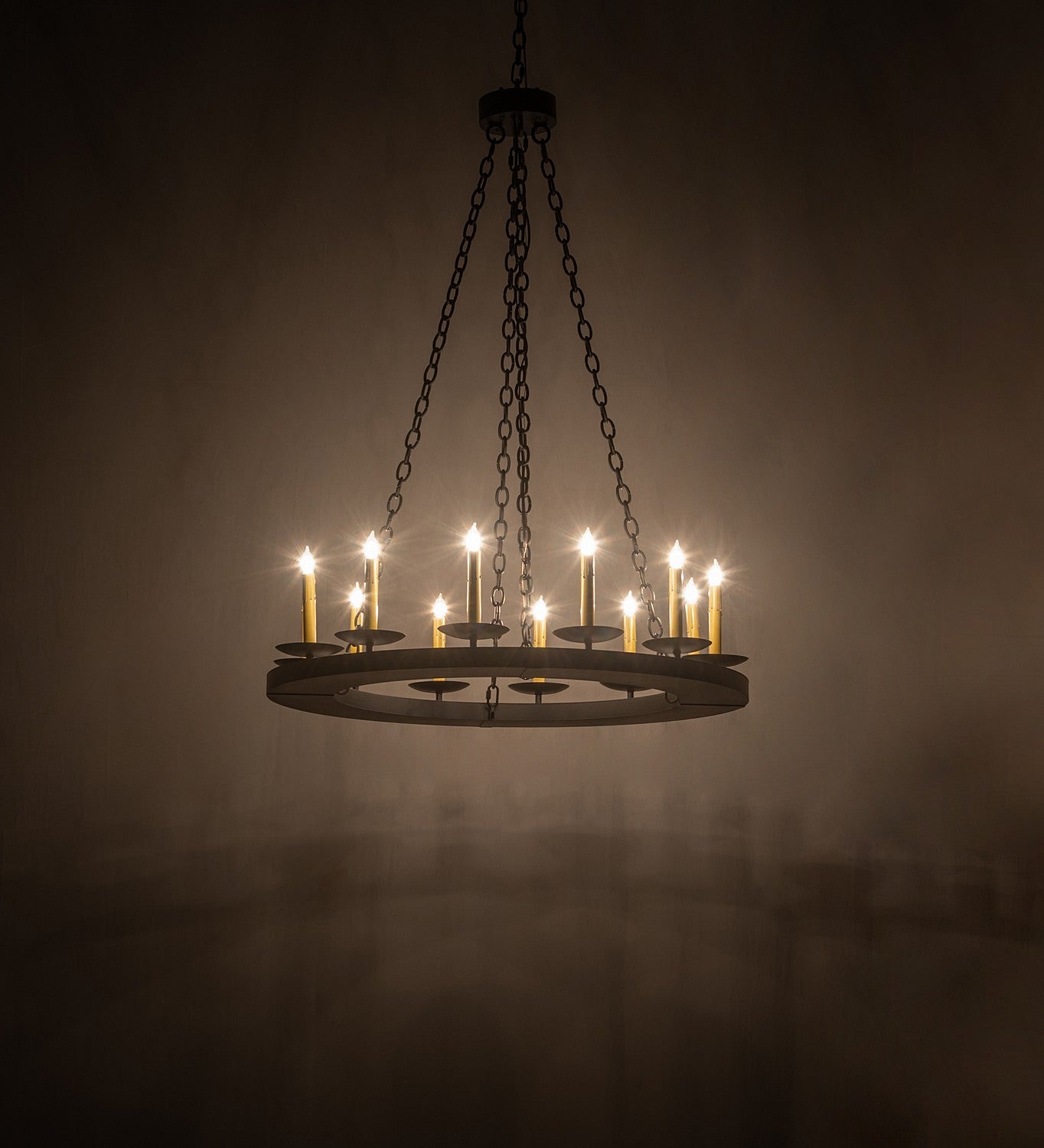 Meyda Tiffany - 272129 - 12 Light Chandelier - Loxley - Textured Black