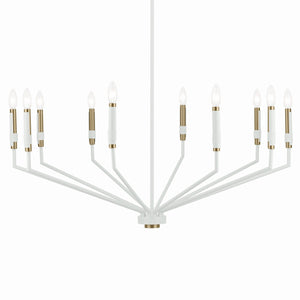 Kichler - 52348WH - Ten Light Chandelier - Armand - White