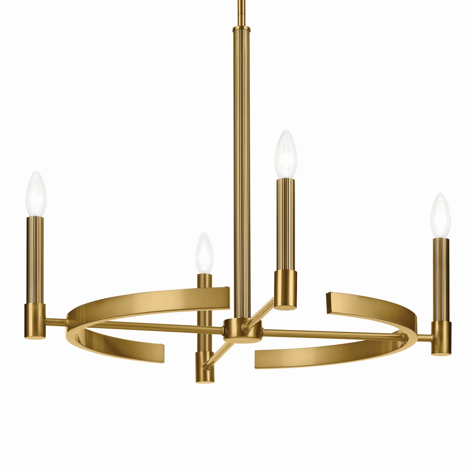 Kichler - 52426BNB - Four Light Chandelier - Tolani - Brushed Natural Brass