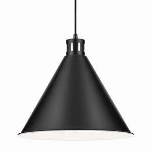 Kichler - 52177BK - One Light Pendant - Zailey - Black