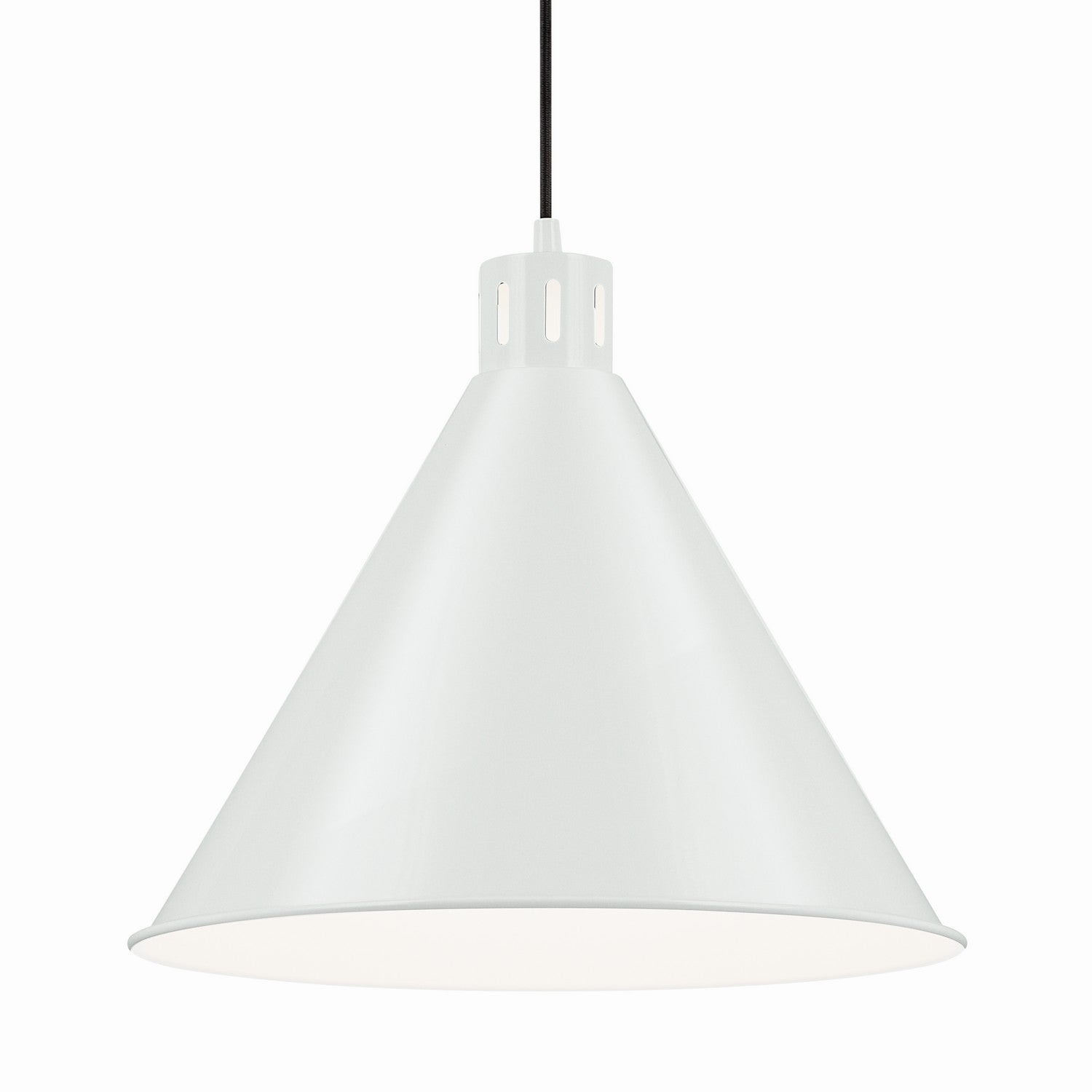 Kichler - 52177WH - One Light Pendant - Zailey - White