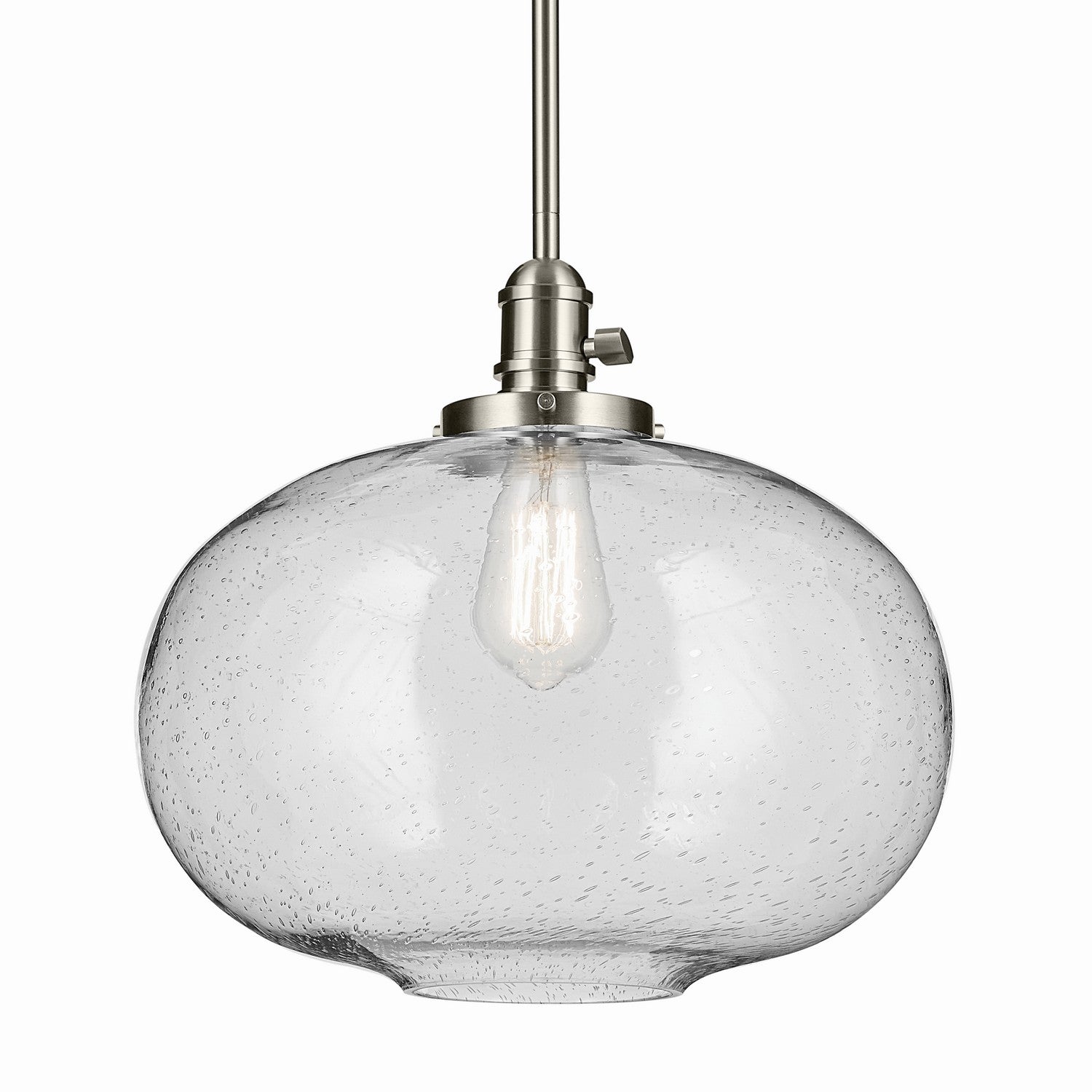 Kichler - 43911NI - One Light Pendant - Avery - Brushed Nickel