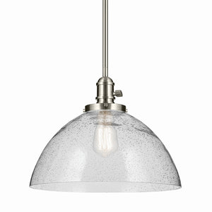 Kichler - 43912NI - One Light Pendant - Avery - Brushed Nickel