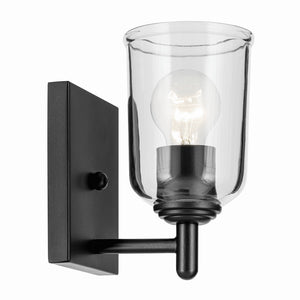 Kichler - 45572BKCLR - One Light Wall Sconce - Shailene - Black