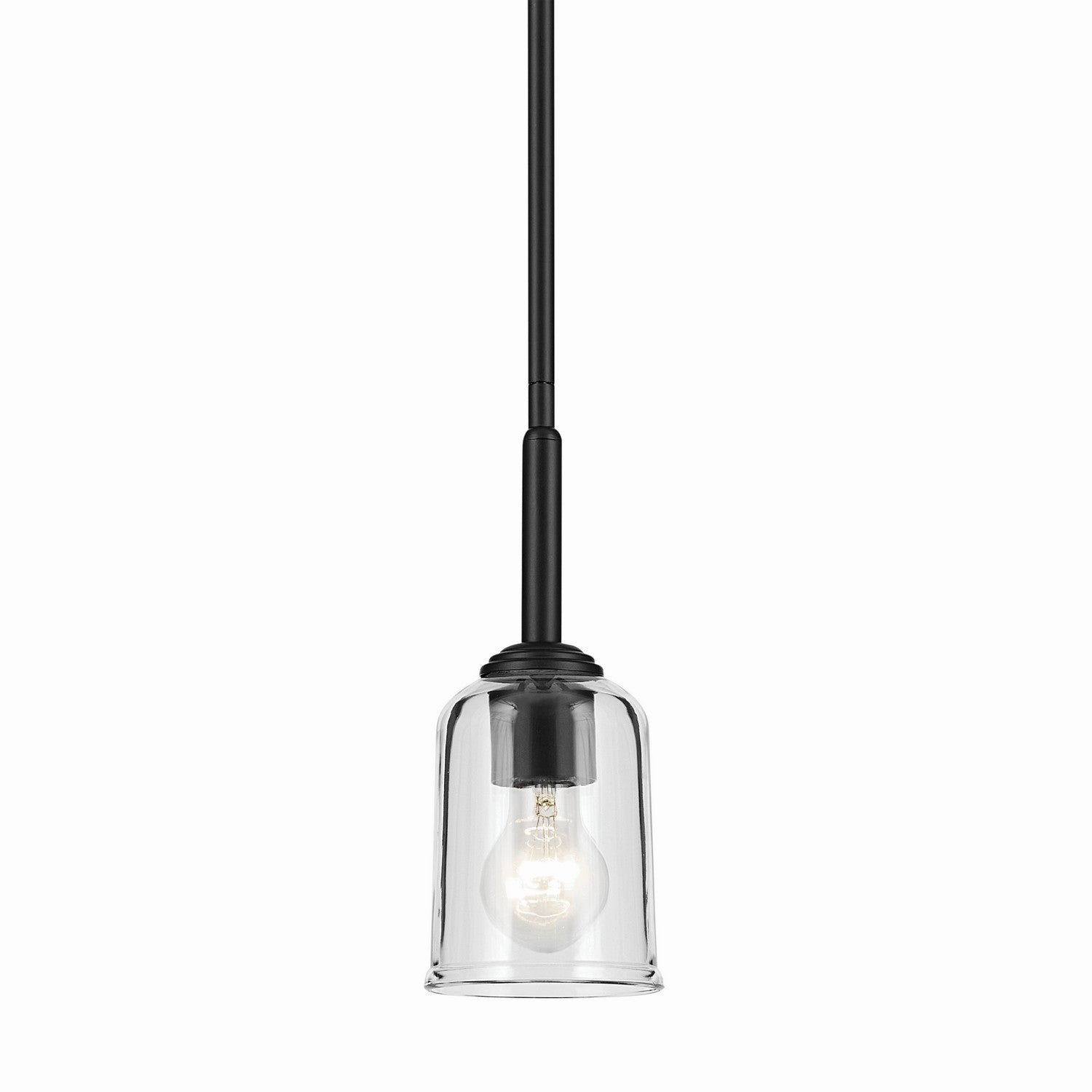 Kichler - 43674BKCLR - One Light Mini Pendant - Shailene - Black