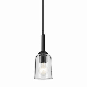 Kichler - 43674BKCLR - One Light Mini Pendant - Shailene - Black