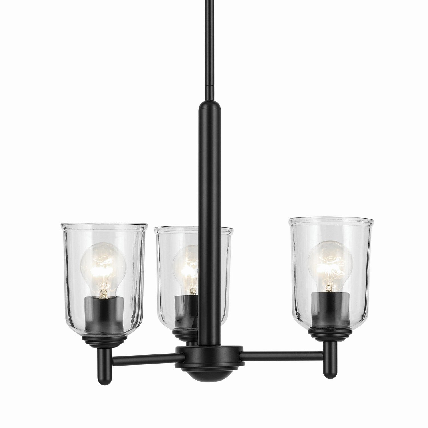 Kichler - 43670BKCLR - Three Light Mini Chandelier - Shailene - Black