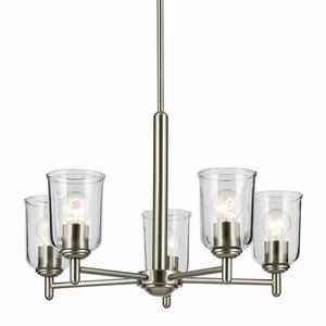 Kichler - 43671NICLR - Five Light Chandelier - Shailene - Brushed Nickel