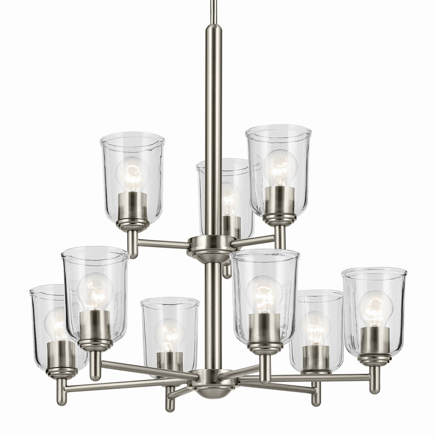 Kichler - 43672NICLR - Nine Light Chandelier - Shailene - Brushed Nickel