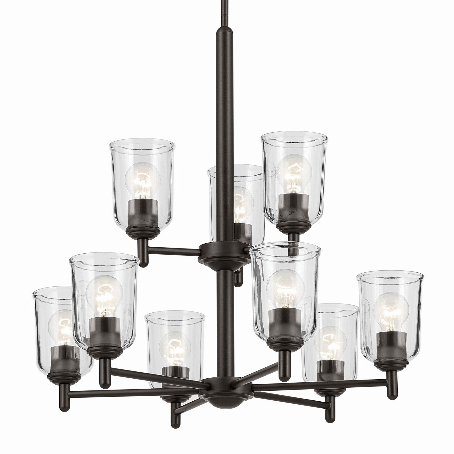 Kichler - 43672OZCLR - Nine Light Chandelier - Shailene - Olde Bronze