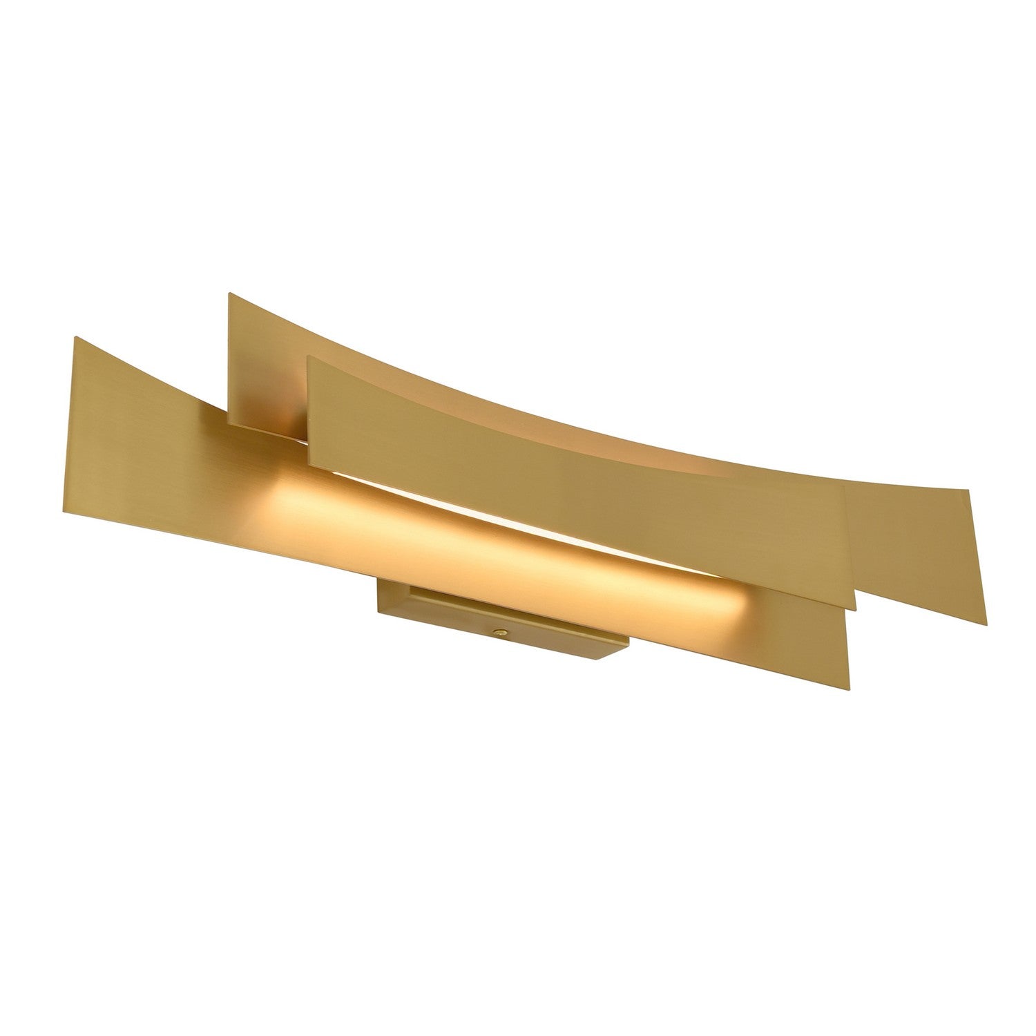 CWI Lighting - 1698W24-624 - LED Vanity Light - Candora - Brass