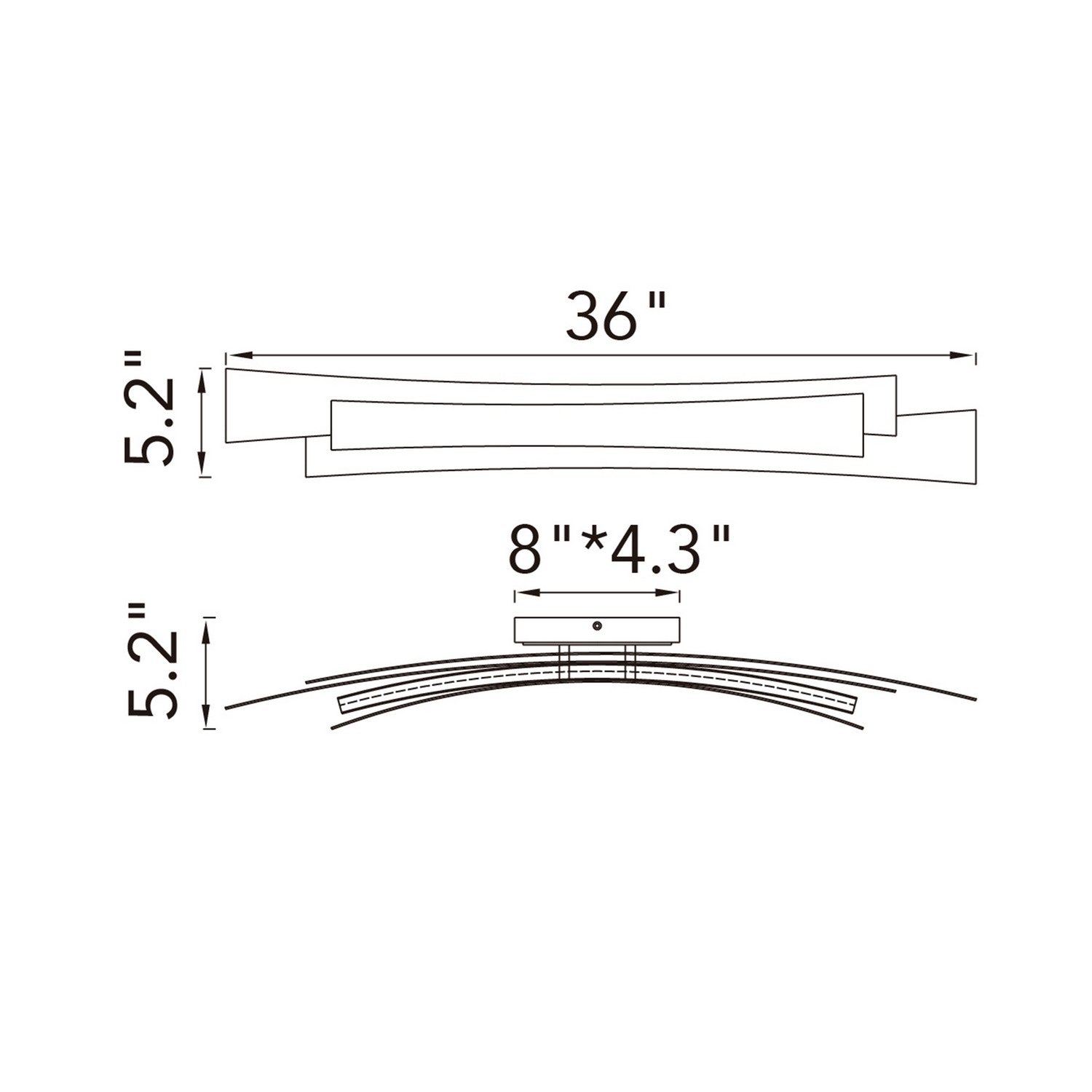 CWI Lighting - 1698W36-624 - LED Vanity Light - Candora - Brass