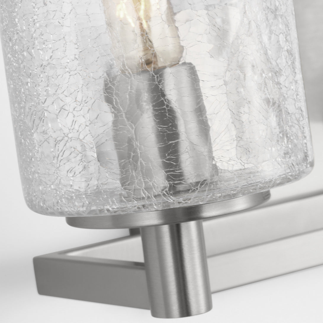 Generation Lighting - GLV1032EN/BS - Two Light Wall / Bath - Parker - Brushed Steel